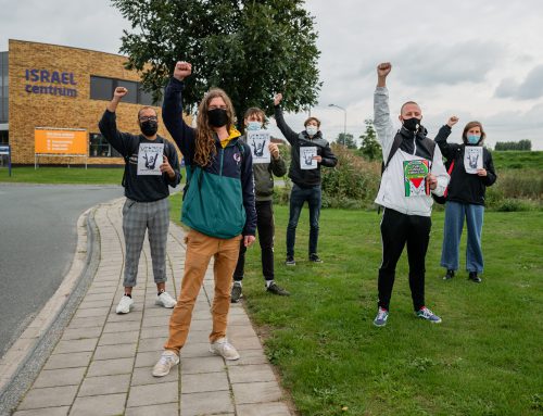 Actie in Nijkerk: Steun het Palestijnse verzet, weg met zionistische producten